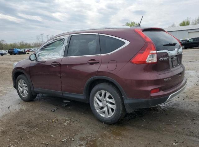 5J6RM4H72GL016255 - 2016 HONDA CR-V EXL 勃艮第红 照片 2