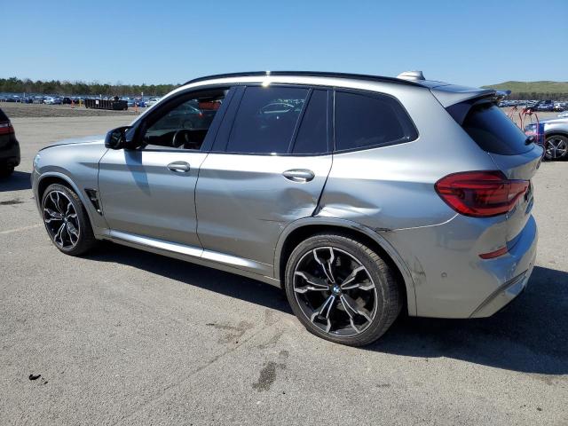 5YMTS0C05L9B36962 - 2020 BMW X3 M COMPETITION GRAY photo 2