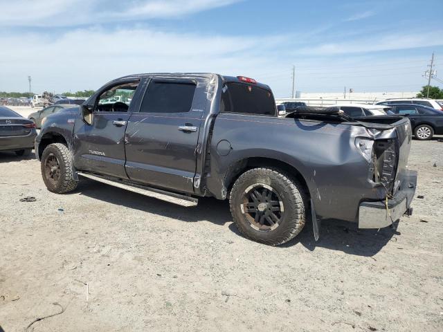 5TFHW5F12BX193583 - 2011 TOYOTA TUNDRA CREWMAX LIMITED GRAY photo 2