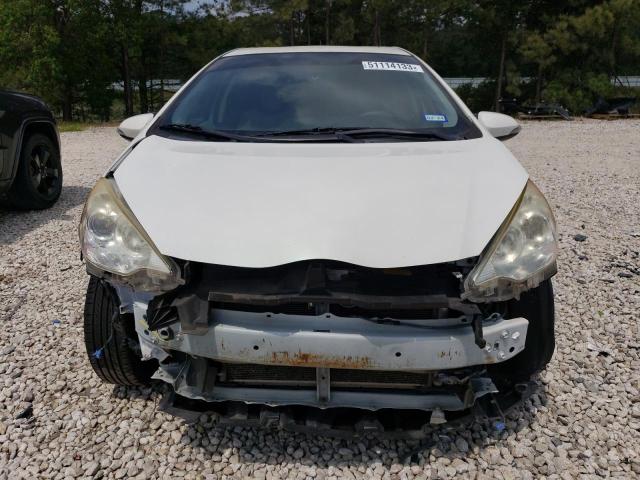 JTDKDTB36E1085272 - 2014 TOYOTA PRIUS C WHITE photo 5