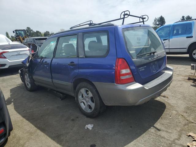 JF1SG65634H763728 - 2004 SUBARU FORESTER 2.5XS BLUE photo 2