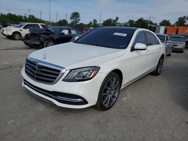 WDDUG6GB6JA372919 - 2018 MERCEDES-BENZ S 450 WHITE photo 1