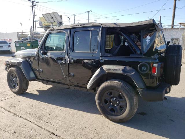 1C4HJXDN4PW531546 - 2023 JEEP WRANGLER SPORT BLACK photo 2