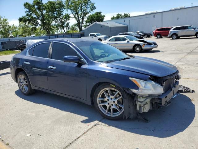 1N4AA5AP4CC821282 - 2012 NISSAN MAXIMA S BLUE photo 4