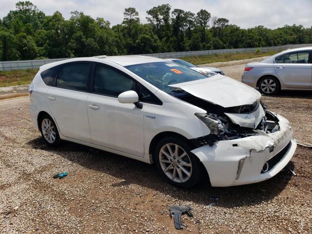 JTDZN3EU6C3133046 - 2012 TOYOTA PRIUS V WHITE photo 4