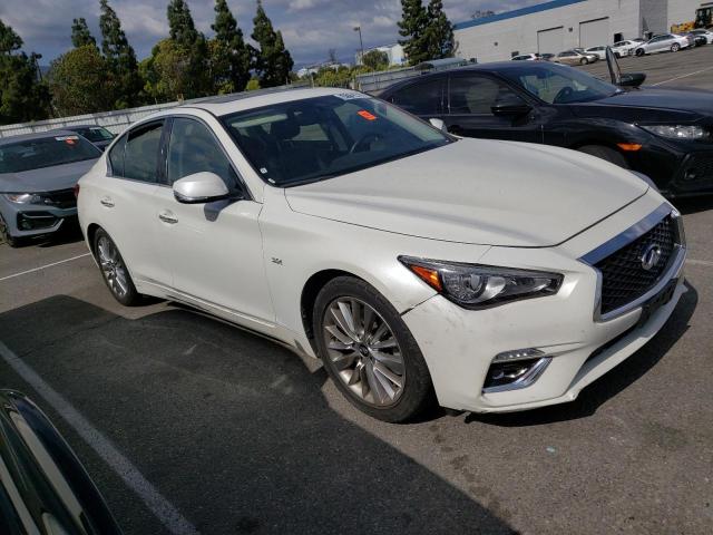 JN1EV7AP3KM517285 - 2019 INFINITI Q50 LUXE WHITE photo 4