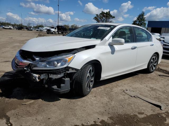 1HGCR2F80HA013379 - 2017 HONDA ACCORD EXL WHITE photo 1