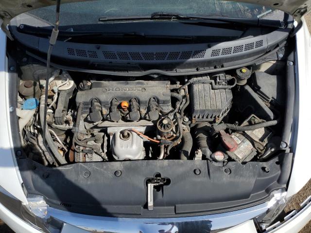 2HGFA1F60AH001558 - 2010 HONDA CIVIC LX-S თეთრი ფოტო 11