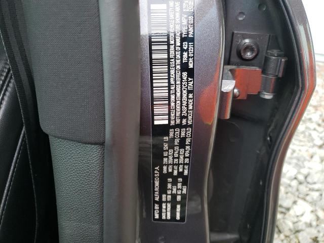 ZASPAKBN0K7C51456 - 2019 ALFA ROMEO STELVIO TI CHARCOAL photo 12