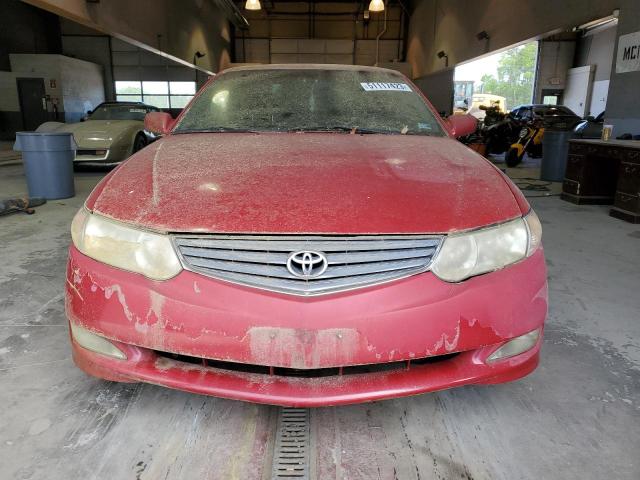 2T1CE22P42C002797 - 2002 TOYOTA CAMRY SOLA SE RED photo 5