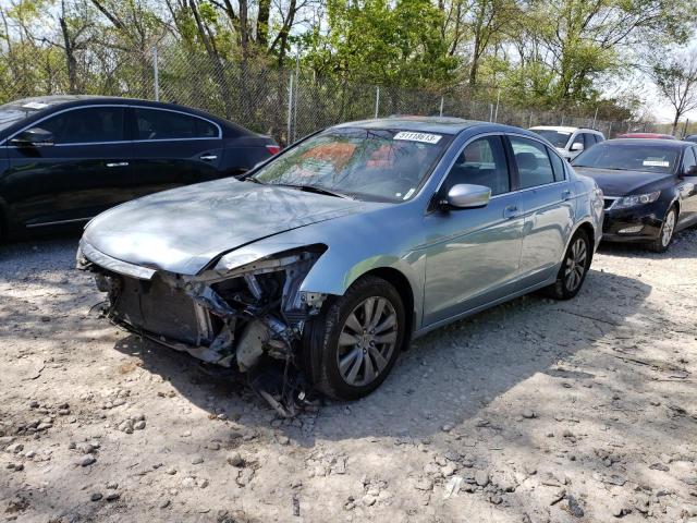 1HGCP2F87BA075343 - 2011 HONDA ACCORD EXL BLUE photo 1