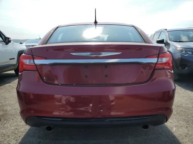 1C3CCBCGXDN744193 - 2013 CHRYSLER 200 LIMITED RED photo 6