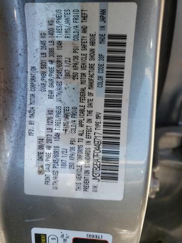 JM3TB2BA7F0449717 - 2015 MAZDA CX-9 SPORT SILVER photo 12