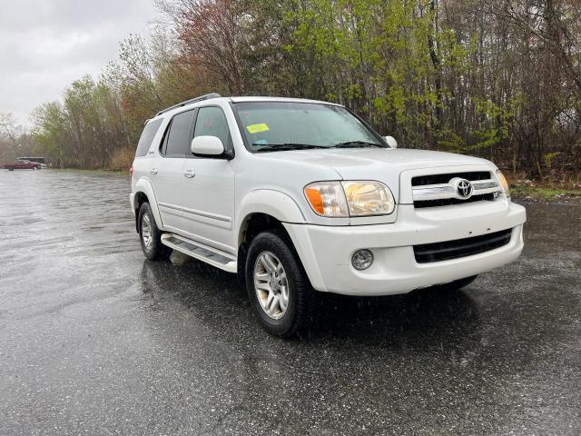 5TDBT48A75S254622 - 2005 TOYOTA SEQUOIA LIMITED WHITE photo 1