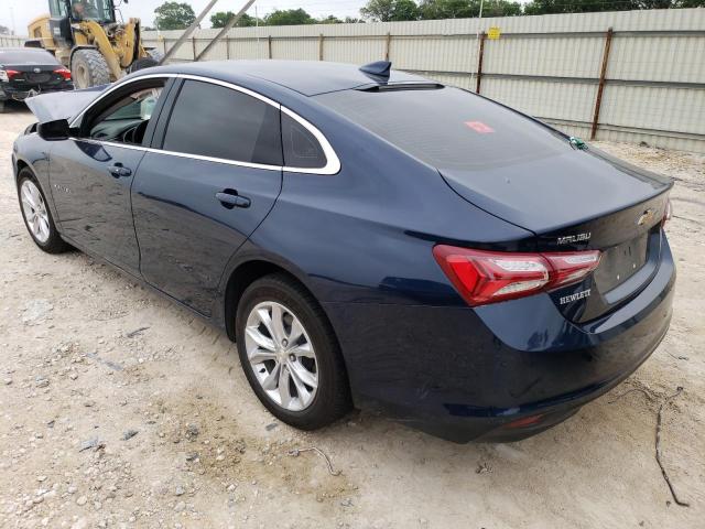 1G1ZD5ST9NF103236 - 2022 CHEVROLET MALIBU LT BLUE photo 2