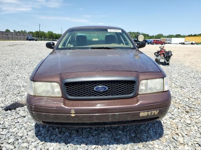 2FABP7BV4BX172581 - 2011 FORD CROWN VICT POLICE INTERCEPTOR BURGUNDY photo 5