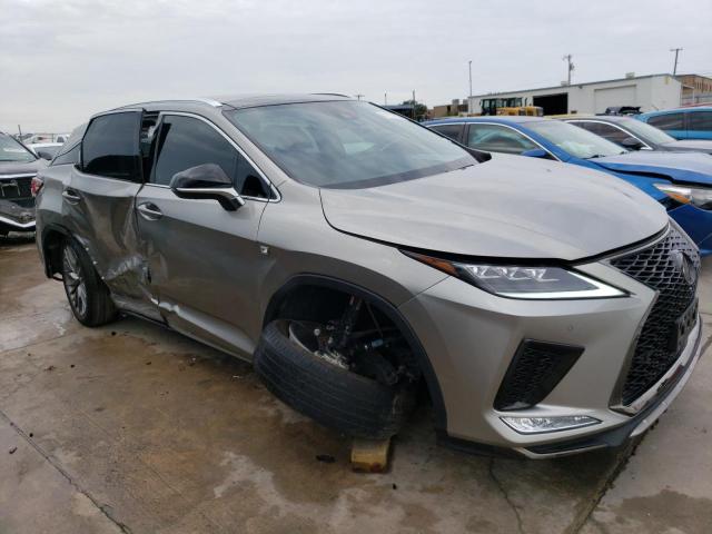 2T2YZMDAXLC245123 - 2020 LEXUS RX 350 F-SPORT SILVER photo 4