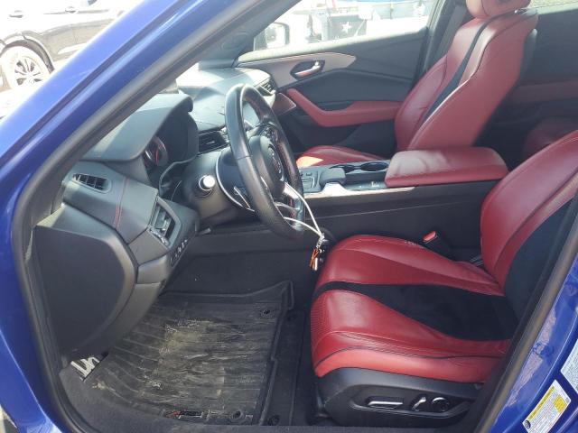 19UUB6F56MA005965 - 2021 ACURA TLX TECH A BLUE photo 7