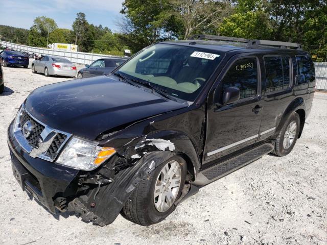 5N1AR1NB4CC630614 - 2012 NISSAN PATHFINDER S BLACK photo 1