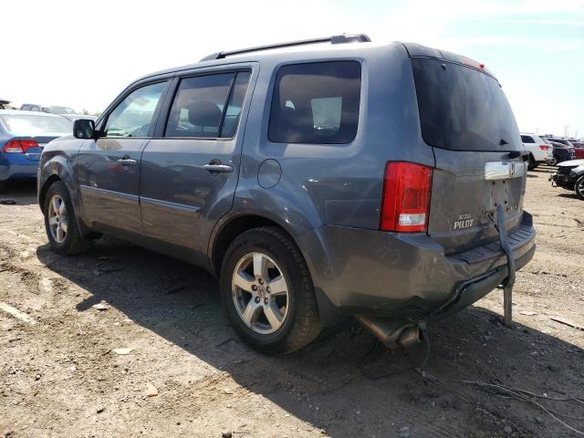 5FNYF4H6XBB001825 - 2011 HONDA PILOT EXL GRAY photo 2