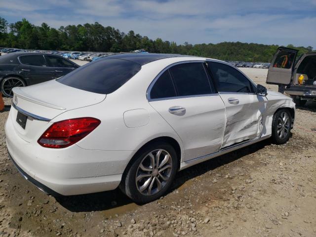 55SWF4JB7GU158748 - 2016 MERCEDES-BENZ C 300 WHITE photo 3