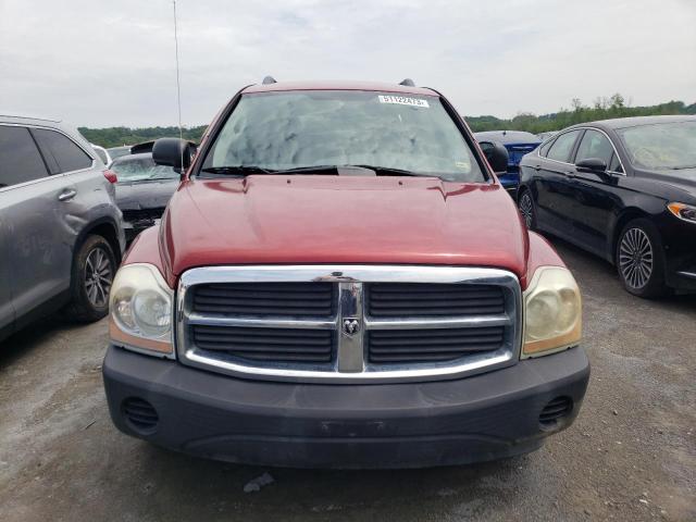 1D4HB38N56F112154 - 2006 DODGE DURANGO SXT RED photo 5