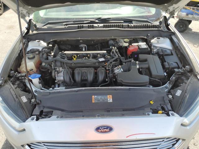 3FA6P0G79ER242436 - 2014 FORD FUSION S SILVER photo 11