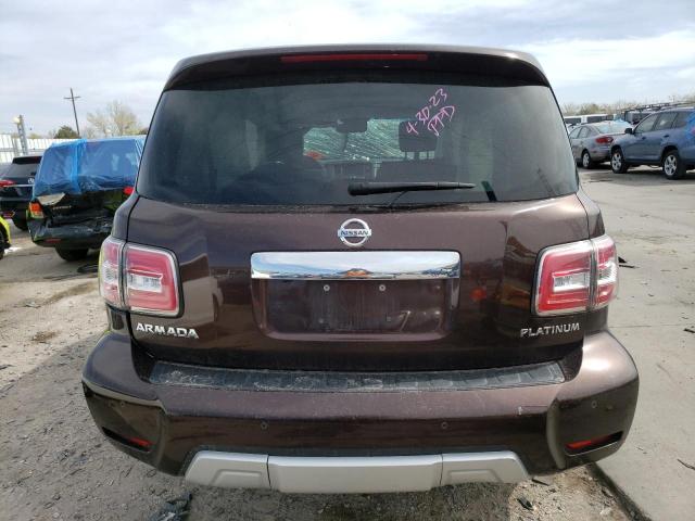 JN8AY2NE3H9707926 - 2017 NISSAN ARMADA PLATINUM BROWN photo 6