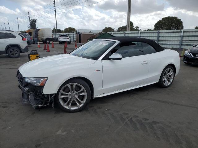 WAUVGAFH7EN005272 - 2014 AUDI S5 PRESTIGE WHITE photo 1