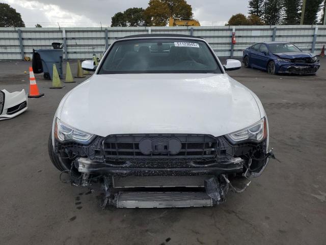 WAUVGAFH7EN005272 - 2014 AUDI S5 PRESTIGE WHITE photo 5