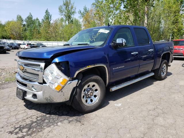 3GCPKREA6DG335893 - 2013 CHEVROLET SILVERADO K1500 LS BLUE photo 1