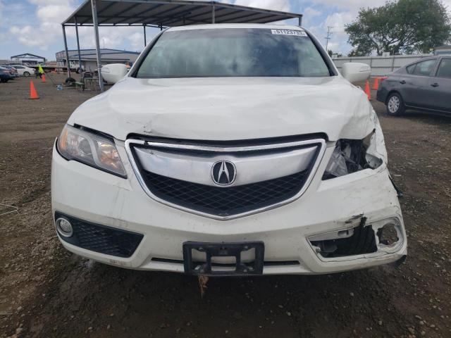 5J8TB4H55EL003997 - 2014 ACURA RDX TECHNOLOGY WHITE photo 5