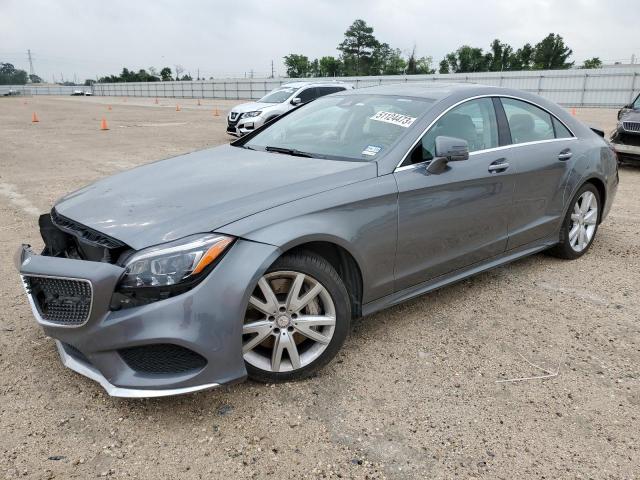 WDDLJ9BB1HA195275 - 2017 MERCEDES-BENZ CLS 550 4MATIC GRAY photo 1