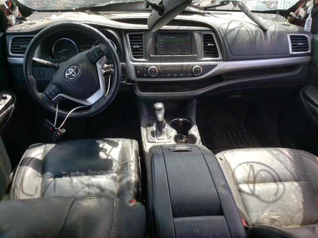 5TDJKRFH2ES010940 - 2014 TOYOTA HIGHLANDER XLE Կարմիր լուսանկար 8