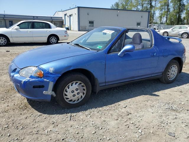 JHMEG1145PS001649 - 1993 HONDA CIVIC DEL SOL S BLUE photo 1