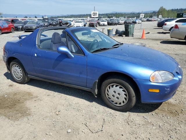 JHMEG1145PS001649 - 1993 HONDA CIVIC DEL SOL S BLUE photo 4