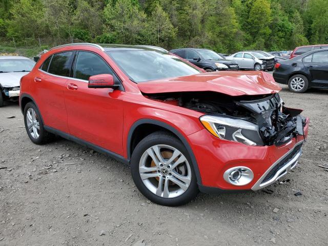 WDCTG4GB4LU022484 - 2020 MERCEDES-BENZ GLA 250 4MATIC RED photo 4