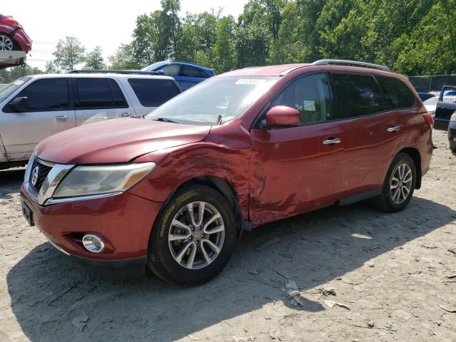 5N1AR2MM7EC706855 - 2014 NISSAN PATHFINDER S RED photo 1