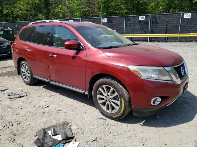 5N1AR2MM7EC706855 - 2014 NISSAN PATHFINDER S RED photo 4
