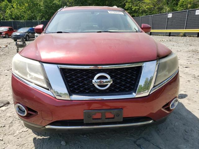 5N1AR2MM7EC706855 - 2014 NISSAN PATHFINDER S RED photo 5