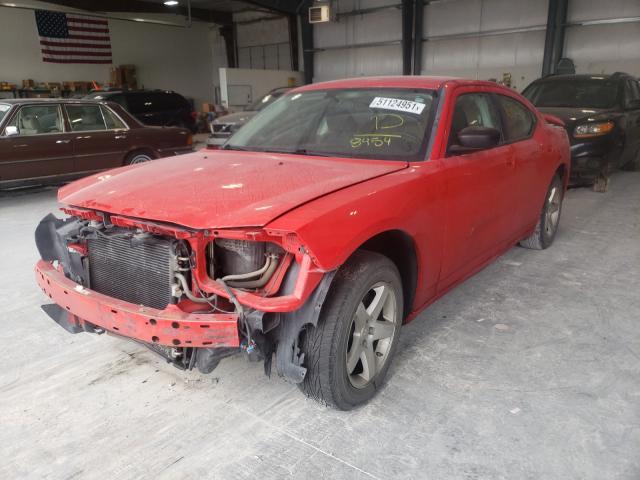 2B3KA43V29H578454 - 2009 DODGE CHARGER RED photo 2