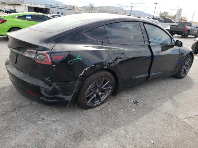 5YJ3E1EA6MF991315 - 2021 TESLA MODEL 3 BLACK photo 3