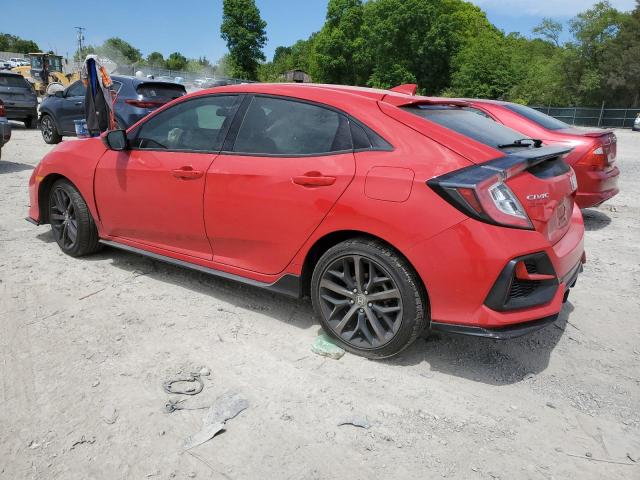 SHHFK7G44MU204151 - 2021 HONDA CIVIC SPORT 红色 照片 2