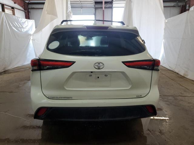 5TDGZRAHXMS067477 - 2021 TOYOTA HIGHLANDER XLE WHITE photo 6
