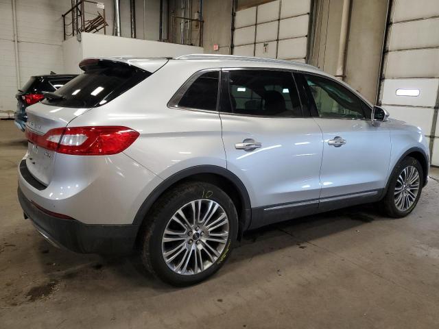 2LMPJ8LR7HBL51633 - 2017 LINCOLN MKX RESERVE Արծաթագույն լուսանկար 3