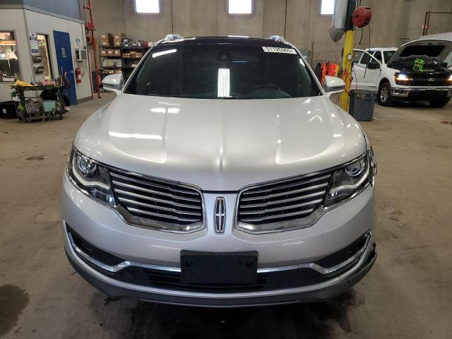 2LMPJ8LR7HBL51633 - 2017 LINCOLN MKX RESERVE Արծաթագույն լուսանկար 5