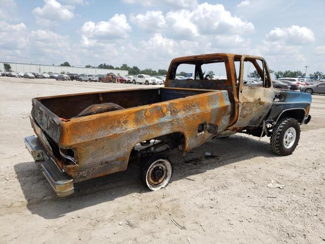 CKR249F367295 - 1979 CHEVROLET K20 BLUE photo 3