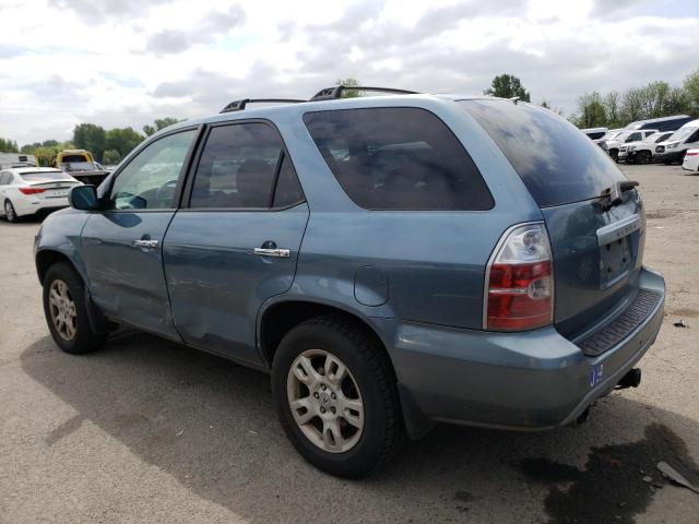 2HNYD18696H522372 - 2006 ACURA MDX TOURING BLUE photo 2