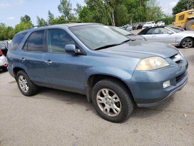 2HNYD18696H522372 - 2006 ACURA MDX TOURING BLUE photo 4