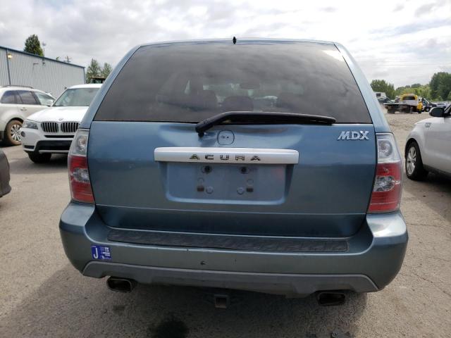 2HNYD18696H522372 - 2006 ACURA MDX TOURING BLUE photo 6